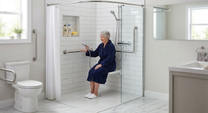 Accessible Shower Construction in Sarasota, FL